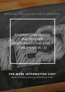 Preview of P.E. Grades K - 2 Assessments & Student Checklists for 14 Units of Work