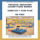 HUGE K - 2 Physical Education Unit Plans | 1 Year Cycle | 