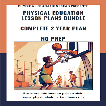 Preview of HUGE 3 - 6 Physical Education Unit Plans | 2 Year Cycle | Lessons & more