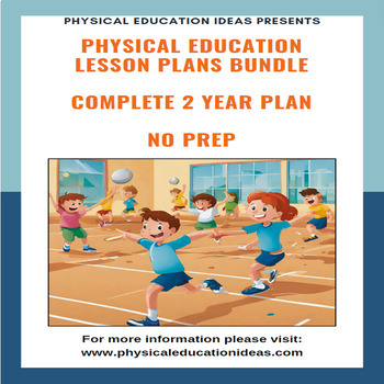 Preview of HUGE K - 2 Physical Education Unit Plans | 2 Year Cycle | Lessons & more