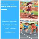P.E. Mini-Athletics Units, Lessons, Assessments, Posters &