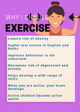 P.E. Poster - Why I should Exercise