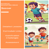 P.E. Soccer Units of Work, Lessons, Assessments & Student 