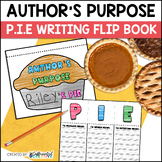 P.I.E Author's Purpose Flip Book & Display Pi Day and Than