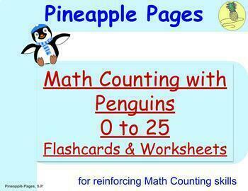 Preview of Penguin Counting & Flashcards