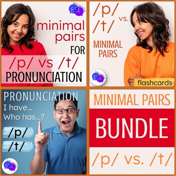 Preview of P T Minimal Pairs for Adult Pronunciation BUNDLE