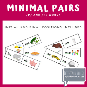 Preview of P and B Minimal Pairs