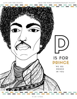Preview of P is for Prince Early Elementary Changemakers Packet // Black History Month