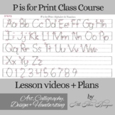 P is for Print Handwriting Class | Lesson Plans | Handmade
