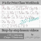 P is for Print Handwriting Class Workbook | Traceable lett