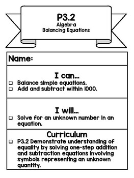 Preview of P3.2 One Step Algebra