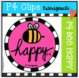 P4 BEE Happy (P4 Clips Trioriginals Clip Art)