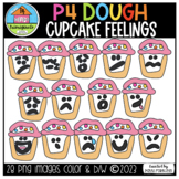 P4 DOUGH Cupcake Faces / Emotions (P4Clips Trioriginals) F