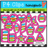 2D FUN Felt Shapes (P4 Clips Trioriginals) by P4 Clips Trioriginals