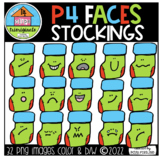 P4 FACES EMOTIONS Stocking Faces (P4Clips Trioriginals) FE
