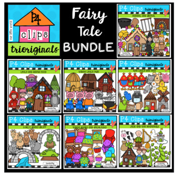 Preview of P4 Fairy Tale BUNDLE (P4 Clips Triorignals Clip Art)