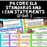 PA Core ELA Standards And I Can Statements Grade 2