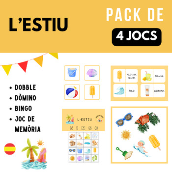 Preview of PACK DE 4 JOCS D'ESTIU