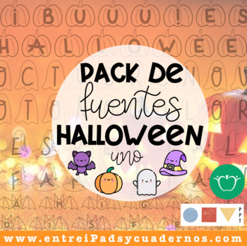 PACK FUENTES HALLOWEEN EIC by Entre iPads y Cuadernos | TPT
