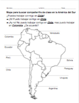 Pack Of 4 Partner Maps For Spanish Central And South America