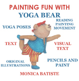 PAINTING WITH YOGA BEARS. ART, ENGLISH, EARLY CHILDHOOD