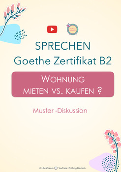Preview of PAKET B2 Sprechen & Schreiben (5 Themen) - Goethe Zertifikat
