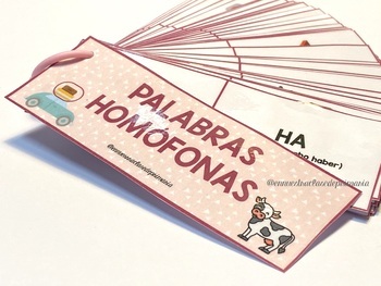 Preview of PALABRAS HOMÓFONAS