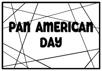 Preview of PAN AMERICAN DAY Coloring Pages, Columbus Day Bulletin Board Quote