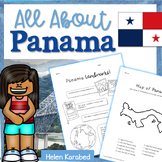 PANAMA Country Study with Map, Booklet and Activities