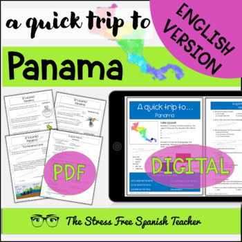 Preview of PANAMA Readings country study ENGLISH VERSION Quick Trip series