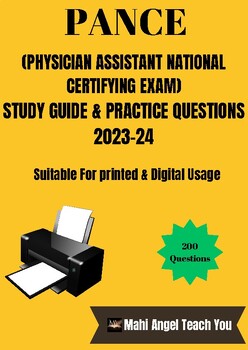 Preview of PANCE Prep Study Guide 2023-24: Comprehensive Resource for Physician Assistants