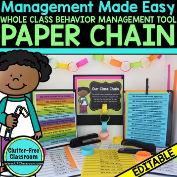 Preview of BEHAVIOR MANAGEMENT - Paper Chain Behavior Management Tool
