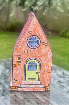 Preview of PAPER TOY HOUSE Templates, lots of fun! 9 templates to print and make