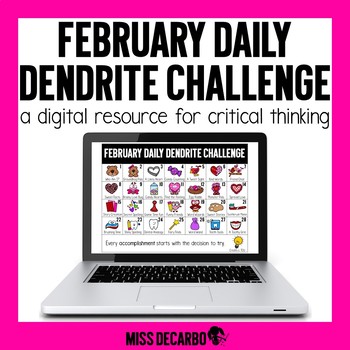 Preview of PAPERLESS February Daily Dendrite Challenge