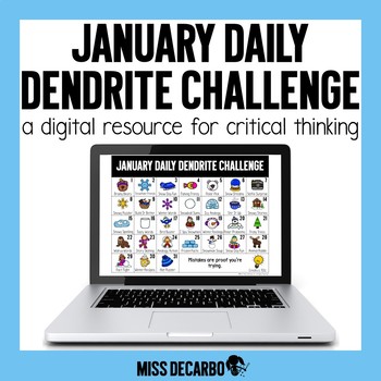 Preview of PAPERLESS January Daily Dendrite Challenge
