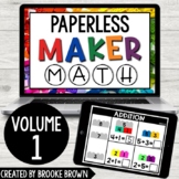 PAPERLESS Maker Math: Volume 1 for Distance Learning (Goog