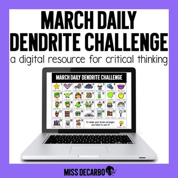 Preview of PAPERLESS March Daily Dendrite Challenge