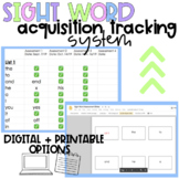 YEAR LONG PAPERLESS SIGHT WORD ASSESSMENT SYSTEM || GOOGLE BASED