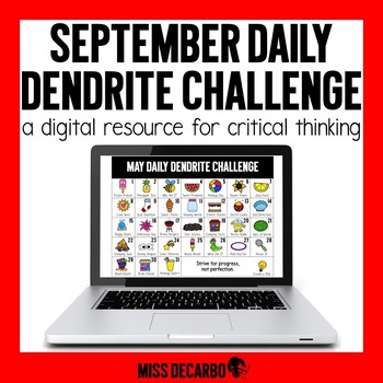 Preview of PAPERLESS September Daily Dendrite Challenge