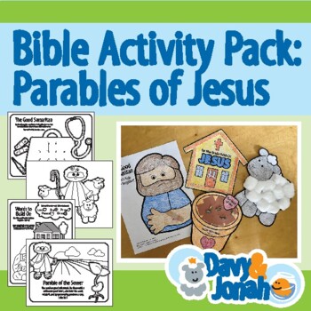 PARABLES OF JESUS ACTIVITY PACK by Davy and Jonah | TpT