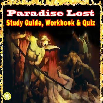 Preview of PARADISE LOST UNIT Study Guide, Workbook & Editable Quiz - includes poem!