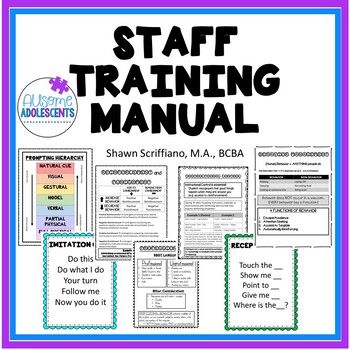Preview of PARAPROFESSIONAL (INSTRUCTIONAL AIDE) TRAINING BINDER