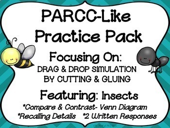 Preview of PARCC-Like Practice #10: ELA-- Insects (Ants, Bees, Termites)