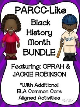 Preview of PARCC-Like Practice BLACK HISTORY MONTH BUNDLE: ELA