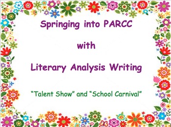 Preview of PARCC Literary Analysis Writing