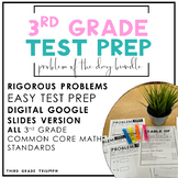 Distance Learning | Test Prep Math Bundle PARCC 3rd Grade