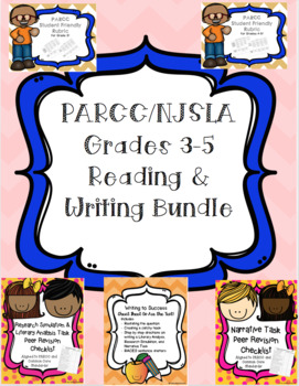Preview of PARCC/NJSLA Grades 3-5 Reading & Writing Bundle