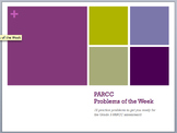 PARCC Problems of the Week (and solutions!)