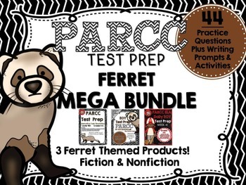 Preview of PARCC Test Prep Ferret Mega Bundle