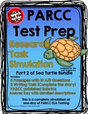 PARCC Test Prep Research Task Sea Turtle Bundle Part 2